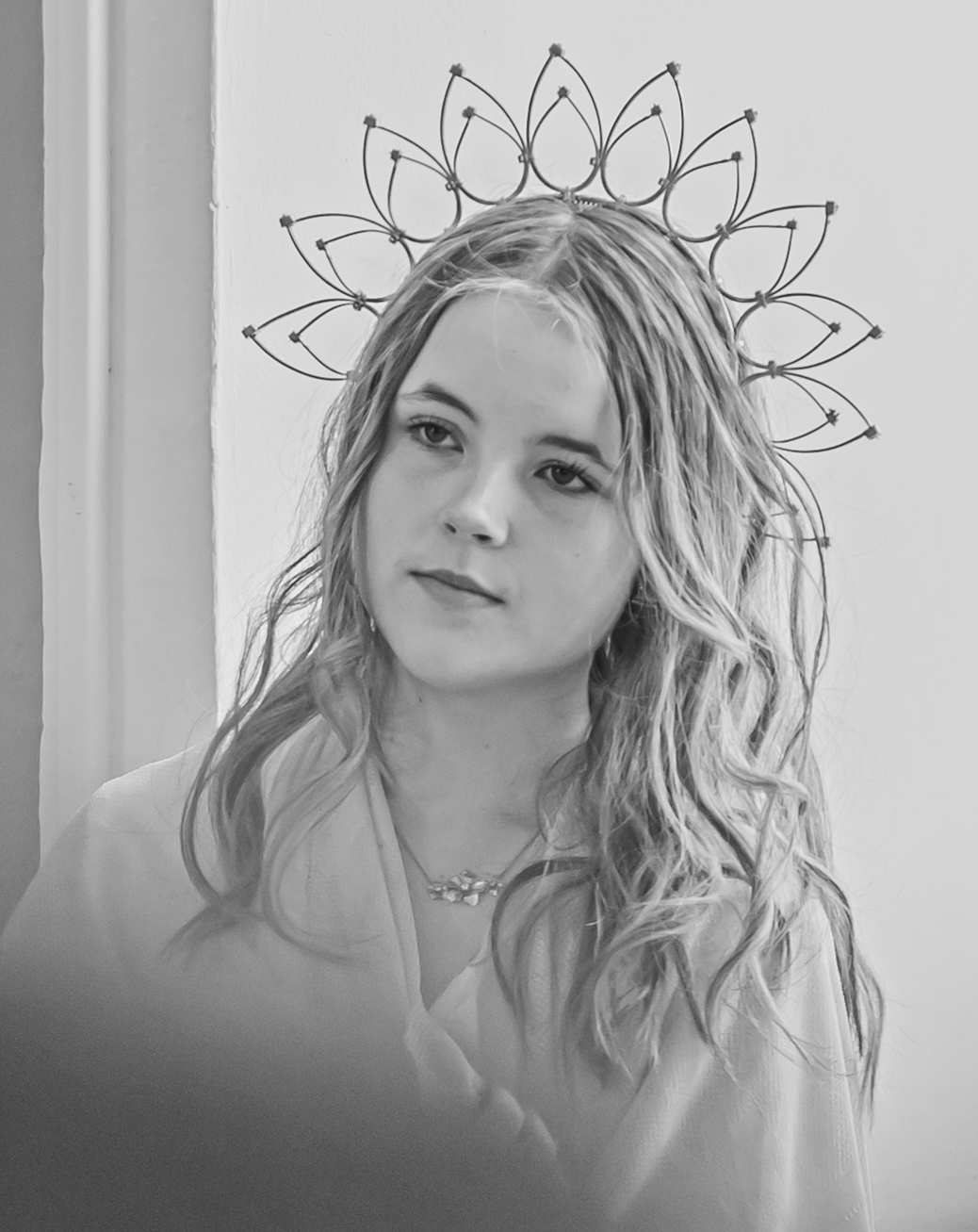 Matildas konfirmation. Lite fotomodellådra...
